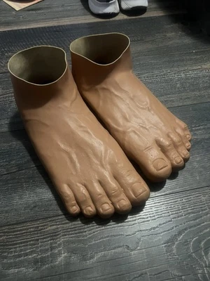 Zapatillas Imran Potato Caveman, talla única para la mayoría de los pies divertidos de color piel Foto 1 de 4