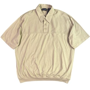 Camiseta Polo Vintage Años 80’s Crema Deadstock Hombre’s XXL - Imagen 1 de 7