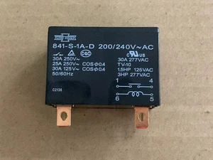 1 Stück 841-S-1A-D 200/240V AC 200V-240V 4Pin 30A Leistungsrelais Original SONG CHUAN - Bild 1 von 4