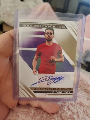 Goodwin Champions 2022 Upper Deck Auto Diogo Jota #A-DJ Auto Foto 1 de 2