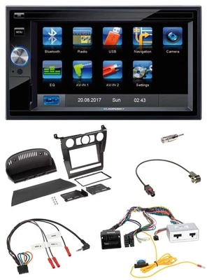 Blaupunkt Lenkrad USB Bluetooth TMC 2DIN Navigation für BMW 5er 2007 E60 ohne iD - Bild 1 von 4