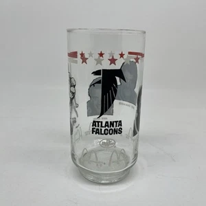 VINTAGE ATLANTA FALCONS DR. PEPPER McDONALD'S 1980's COLLECTOR GLASS Dirty Birds - Picture 1 of 6