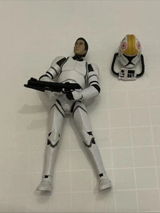 Star Wars The Black Series 3.75" #08 Clone Trooper Pilot Suelto Completo - Imagen 1 de 10