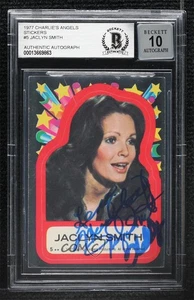 BAS 1977 Charlie's Angels Stickers Jaclyn Smith (Two Stars) #5 BGS Authentic ow6 - Picture 1 of 3