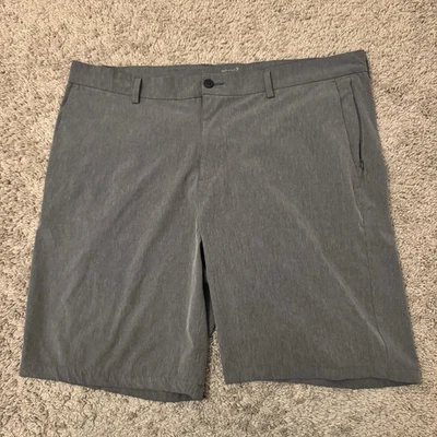 Pantalones Cortos Chinos Activos Old Navy Para Hombre 40 Gris Sólido Elastizado Ir Secado Informal 9” Entrepierna Foto 1 de 4