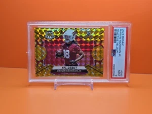 🔴⚪️🔴 2024 MOSAIC MARVIN HARRISON JR #283 NFL DEBUT YELLOW PSA 9 CARDINALS 🔴⚪️ - Picture 1 of 2