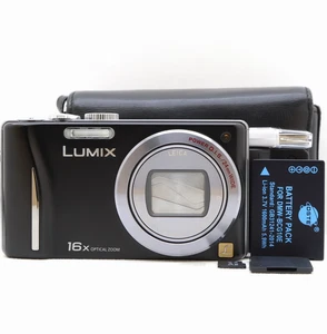Panasonic Lumix DMC-TZ18 14.1MP Digitalkamera schwarz getestet Full Kit - schneller Versand - Bild 1 von 14