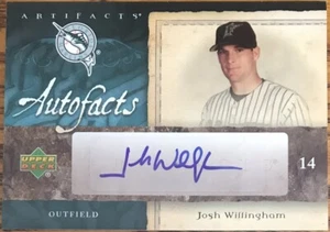 2007 Artifacts AutoFacts Signatures Josh Willingham AF-WI Florida Marlins - Picture 1 of 2