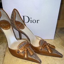 Christian Dior Pumps Signature pattern  Size 39 1/2 Made in Italy preowned
