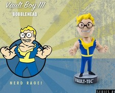 Fallout Vault Boy Bobblehead NERD RAGE! Series 4 * Gaming Heads MINT NEW SEALED