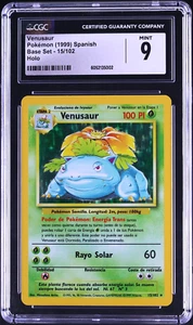CGC 9 Venusaur SPANISH Holo Rare Base Set 1999 Pokemon Card #15 - Picture 1 of 2