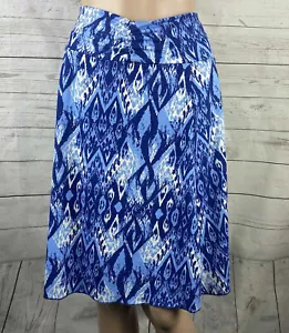 New Tranquility by Colorado Clothing Company Stretchy A-line Blue Skirt S M XXL - Picture 1 of 4