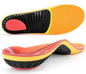 Plantar Fasciitis Insoles Men Women, Arch Support Inserts Pain Relief Orthotics - Picture 1 of 8