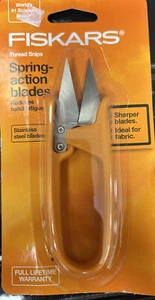 Fiskars Premier Spring Action Thread Snips Scissors (140160) - Picture 1 of 4