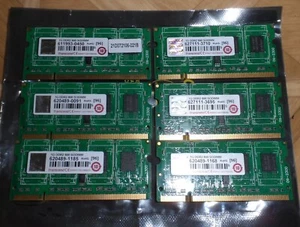 6 Stück Transcend DDR2 RAM je 1GB / 800 MHz - Bild 1 von 2