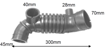 AIR CLEANER INTAKE HOSE PIPE for MAZDA BT50 BT-50 UN 2.5L 3.0L DIESEL 2007- 2011 - image 1 of 4