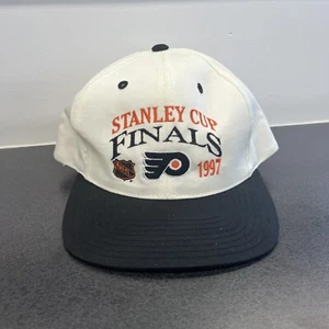 Vtg Philadelphia Flyers 1997 Stanley Cup Finals SnapBack Hat Twins Enterprise - Picture 1 of 12