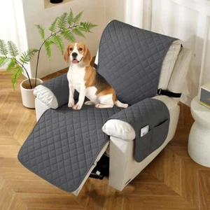 Recliner Sofa Covers Waterproof 100% Non-Slip Washable Protector Furniture 23in - Picture 1 of 7