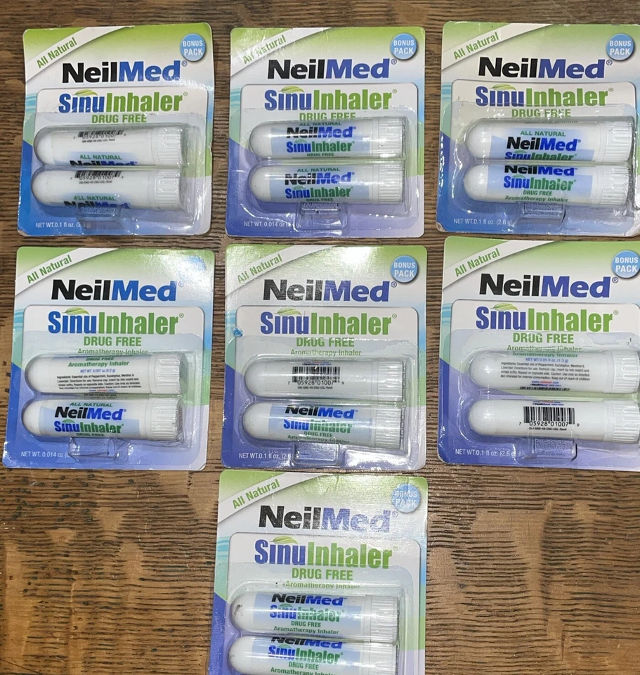 NeilMed Sinuinhaler Drug Natural Aromatherapy Sinus Nose Inhaler