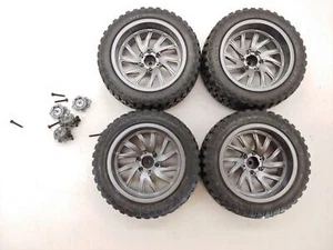 NEW: 4x CEN Racing Ford F250 1/10 KG1 Edition Lifted Truck Tires & Wheels Grey - Picture 1 of 7