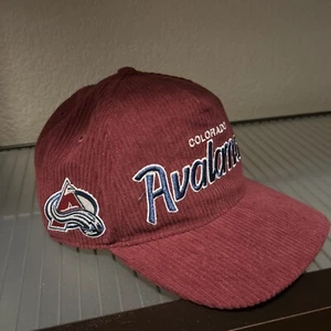 Colorado Avalanche '47 Brand Crosstown Corduroy Hitch Adjustable Hat - Burgundy - Picture 1 of 5