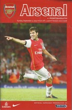 Football Programme - Arsenal v Portsmouth - Premiership - 2/9/2007