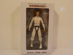 A419 Fwoosh Articulated Icons The Feudal Series 6" Inch DELUXE NINJA (WHITE) - Picture 1 of 9