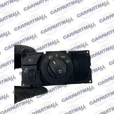 06 07 Interruptor de control de luz antiniebla faros atenuadores de tablero BMW 530i 6953729 OEM Foto 1 de 4