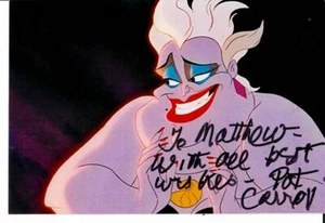 RARE IMAGE! “The Little Mermaid" Pat Carroll Hand Signed 4x6 Color Photo COA - Picture 1 of 2