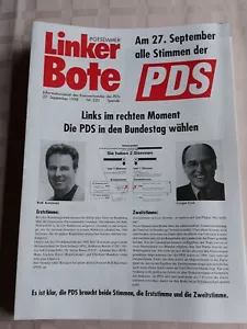 Potsdamer Linker Bote /Infoblatt Kreisverband PDS /1998 1999 2000 2001 2002 2004 - Bild 1 von 11