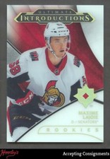 2018-19 Ultimate Collection Ultimate Introductions #UI25 Maxime Lajoie Rookie RC