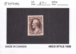 6c Treasury Dept Official Color Trial Proof, Sc #O77TC4c (62738) - Picture 1 of 1