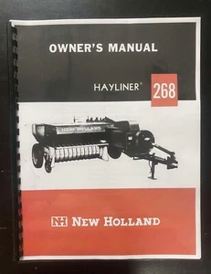 268 Operator's Owners Book Guide Manual Fits NH 268 Baler Hayliner - Picture 1 of 18