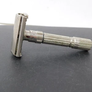 Vintage Gillette Fatboy Safety Razor 1-9 Adjustable Fat Boy - Picture 1 of 10