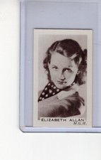 Facchinos Chocolate Wafers 1936 Cinema Stars #1 Elizabeth Allan EXMT+