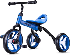Tricycle for Kids Toddlers Age 2-5 Years Folding Balance Bike Adjustable Seats - Picture 1 of 12