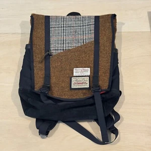 MasterPiece x Harris Tweed Limited Edition Backpack Brown Discontinued Japan - Picture 1 of 10