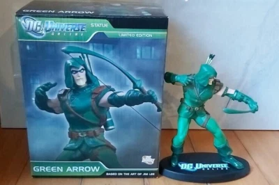 GREEN ARROW DC Universe Online Statue / #0962/4,000 / DC Direct / Jim Lee / Mint - Image 1 of 4
