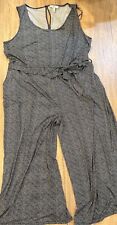 Halston Womens Pants Suit Size XXXL Multicolor One-Piece Jumpsuit Belted
