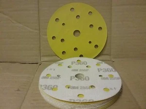 P360 Hook & Loop abrasive sanding discs 150mm 15 hole Pack (25) 6" Pads - Picture 1 of 3