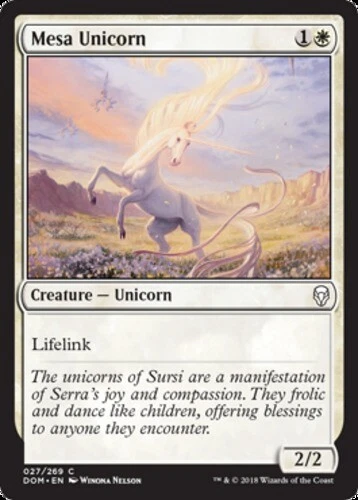 x1 Mesa Unicorn - Dominaria - NM - MTG - Image 1 of 1