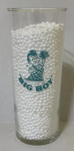 Vintage Bob's BIG BOY Restaurant - Rare Blue Logo - Advertising Drinking Glass - Picture 1 of 2