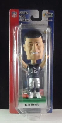 2002 Upper Deck Play Makers Tom Brady New England Patriots Bobblehead ¡¡LEER!! [R] Foto 1 de 3