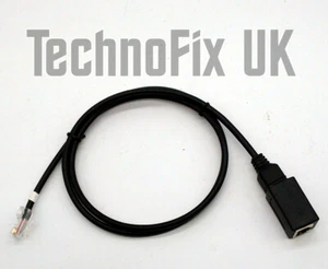 1m 8p8c RJ45 Microphone extension cable for Kenwood TS-480 TM-V7 TM-D700 TM-D710 - Picture 1 of 3