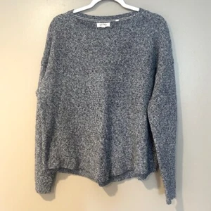 grey blue fatface cotton blend knit autumn grey scale neutral cozy sweater - Bild 1 von 5