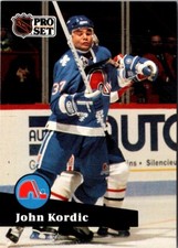 1991 Pro Set John Kordic #468 Quebec Nordiques