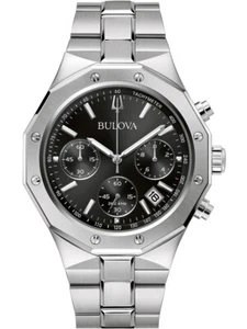 Bulova 96B410 Misc Classico Cronografo Orologio Uomo 44mm 10ATM - Foto 1 di 2