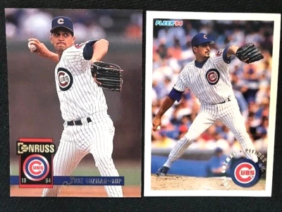 MLB - Jose Guzman 1994 Donruss & 1994 Fleer Baseball - Cubs - Image 1 of 2