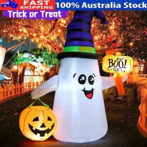 Halloween Inflatable Hunting Ghost 5FT Blow up LED Yard Outdoor Decoration - Picture 1 of 9