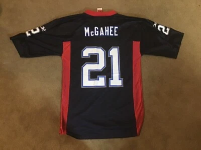 Willis McGahee 男式中号 Reebok Buffalo Bills 复制品球衣海军蓝红色 #21 — 第 1/2 张图片